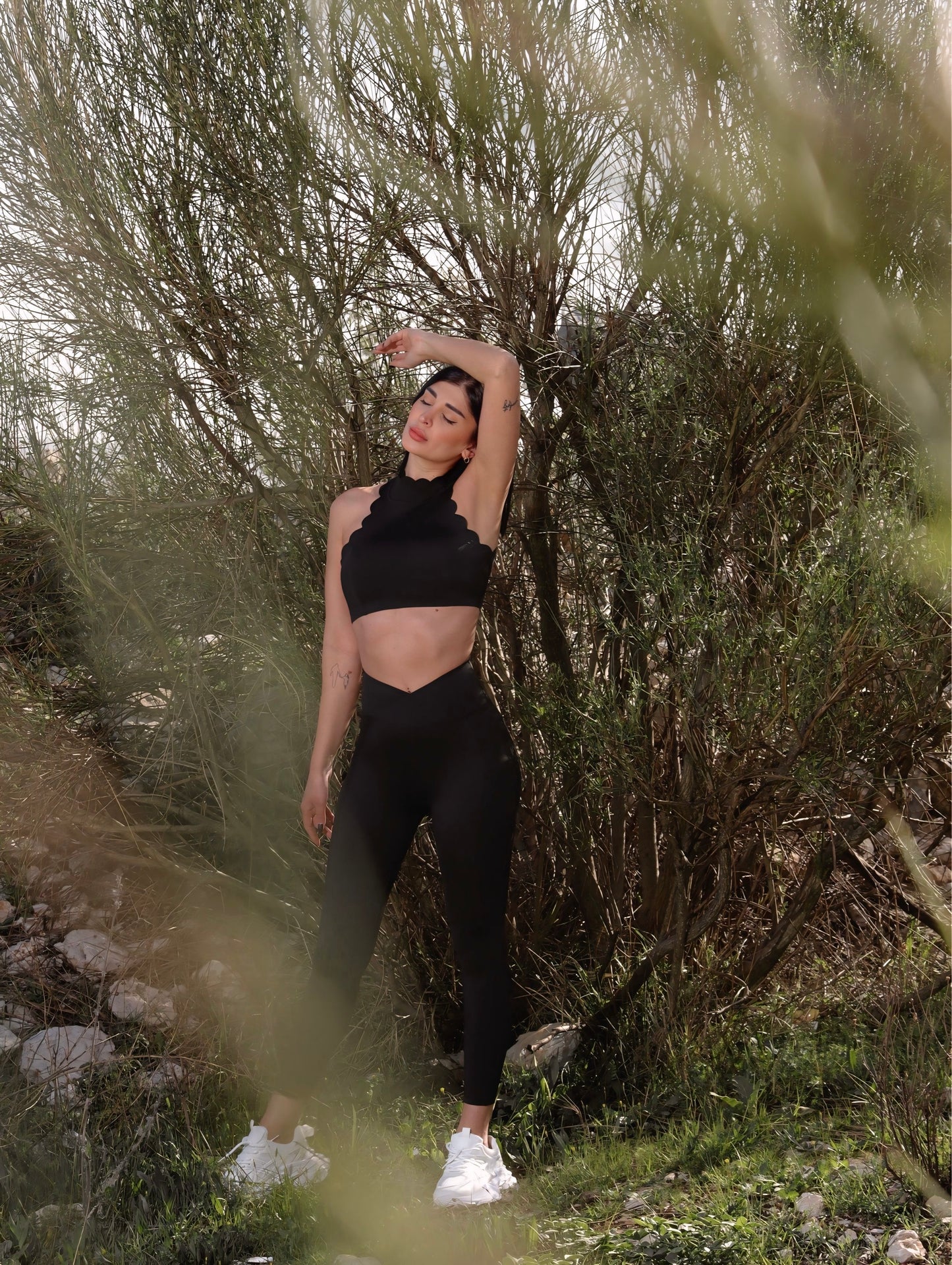 Asymmetrical Lune Top