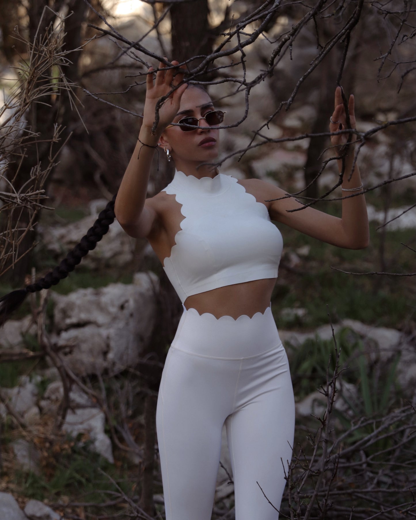 Asymmetrical Lune Top