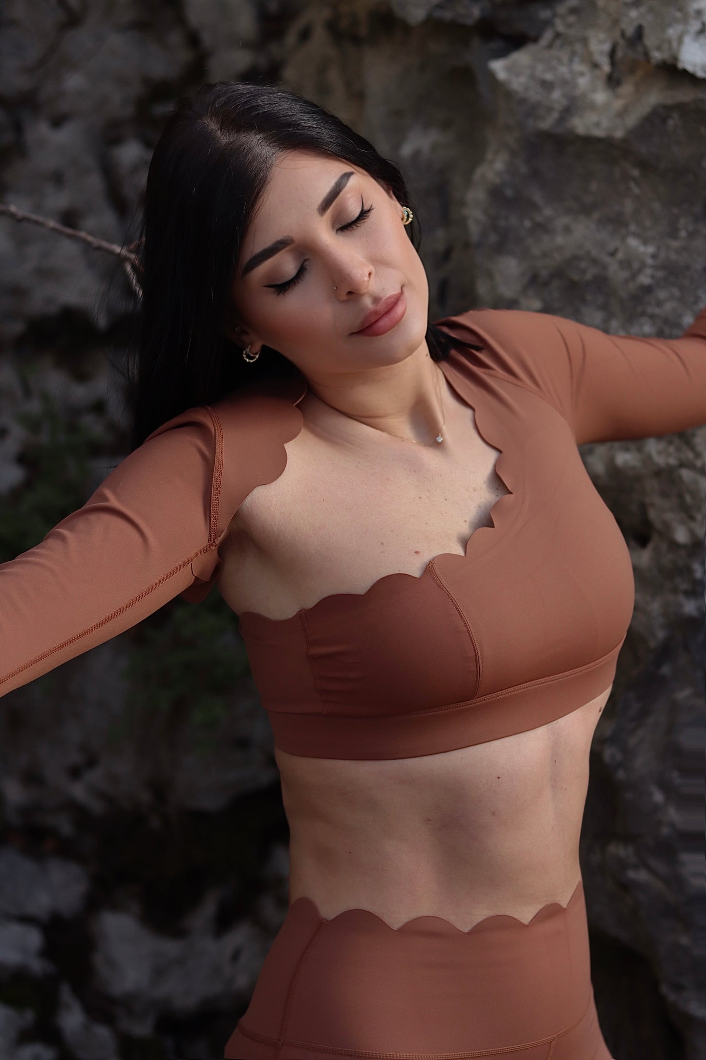 Long Sleeve Asymmetrical Lune Top