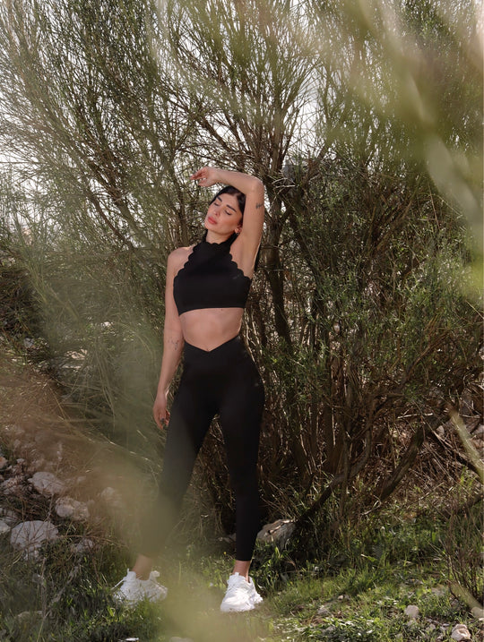 Asymmetrical Lune Top